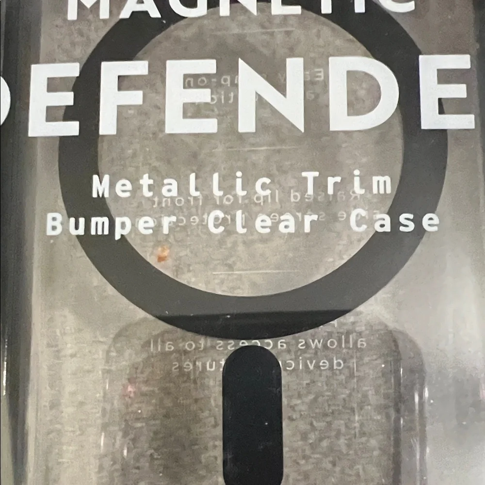 MVMT NEW Magnetic Defender Case for iPhone - 15/14/13 Black and clear. In box